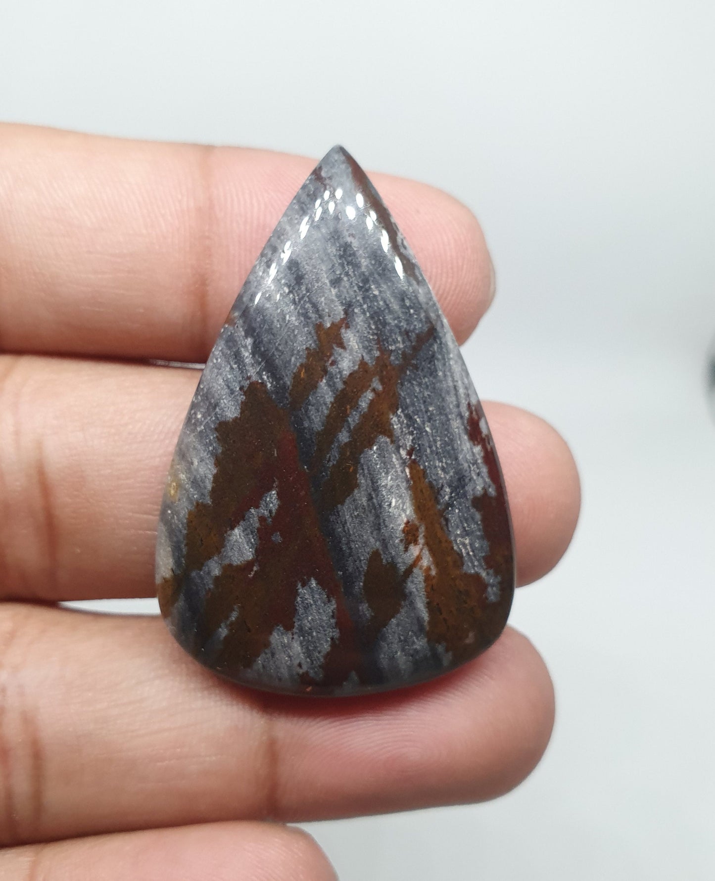 Polished Fancy Agate Cabochon: Loose Gemstone