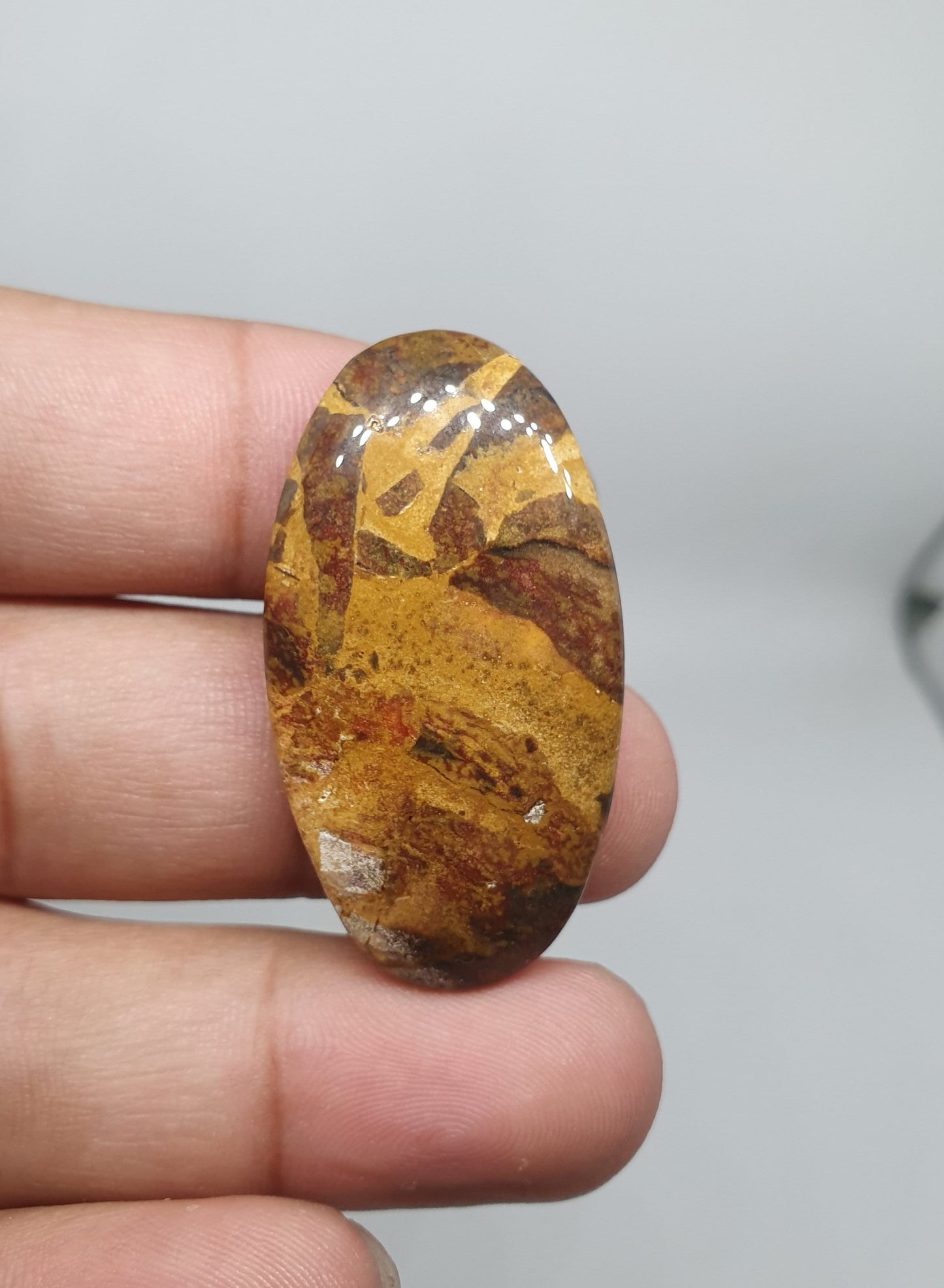AAA Fruti Jasper Cabochon: Natural Loose Gemstone