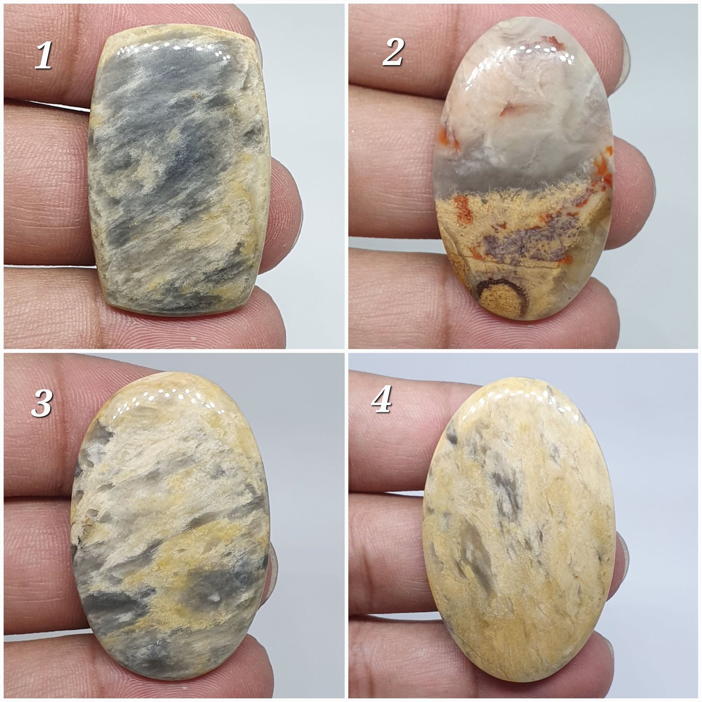Natural Yellow Jasper Cabochon: Loose Gemstone for Jewelry Making