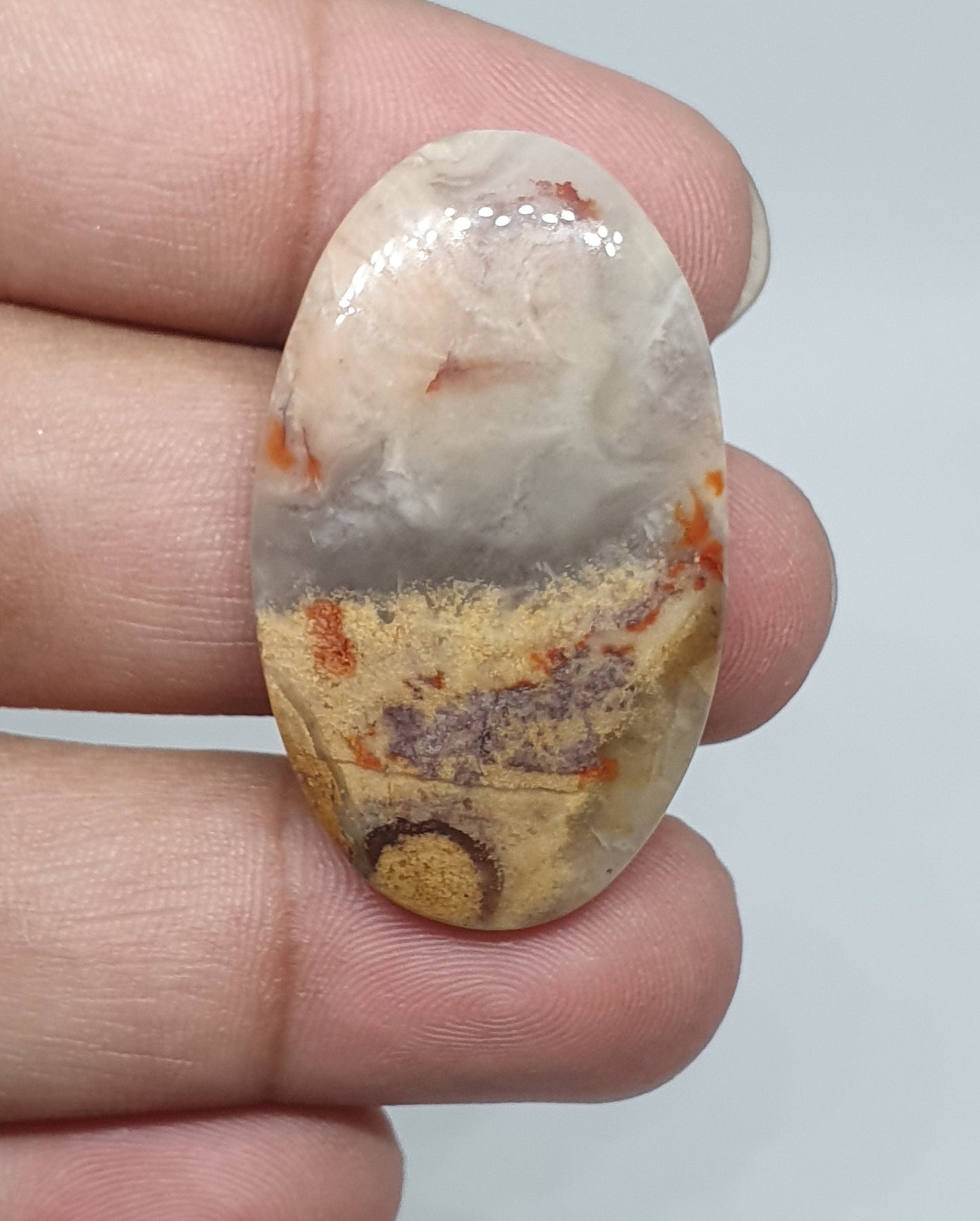 Natural Yellow Jasper Cabochon: Loose Gemstone for Jewelry Making