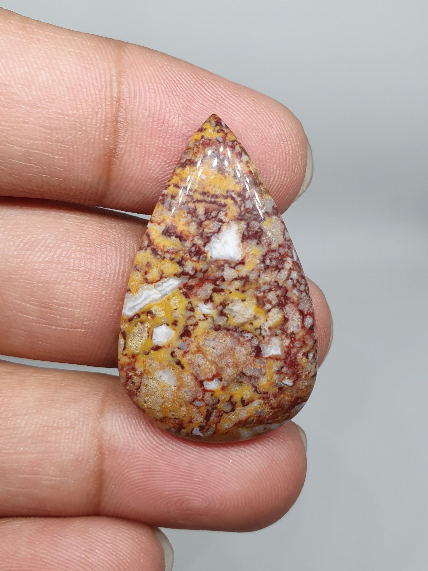 AAA Leopard Skin Jasper Cabochon: Rare Loose Gemstone