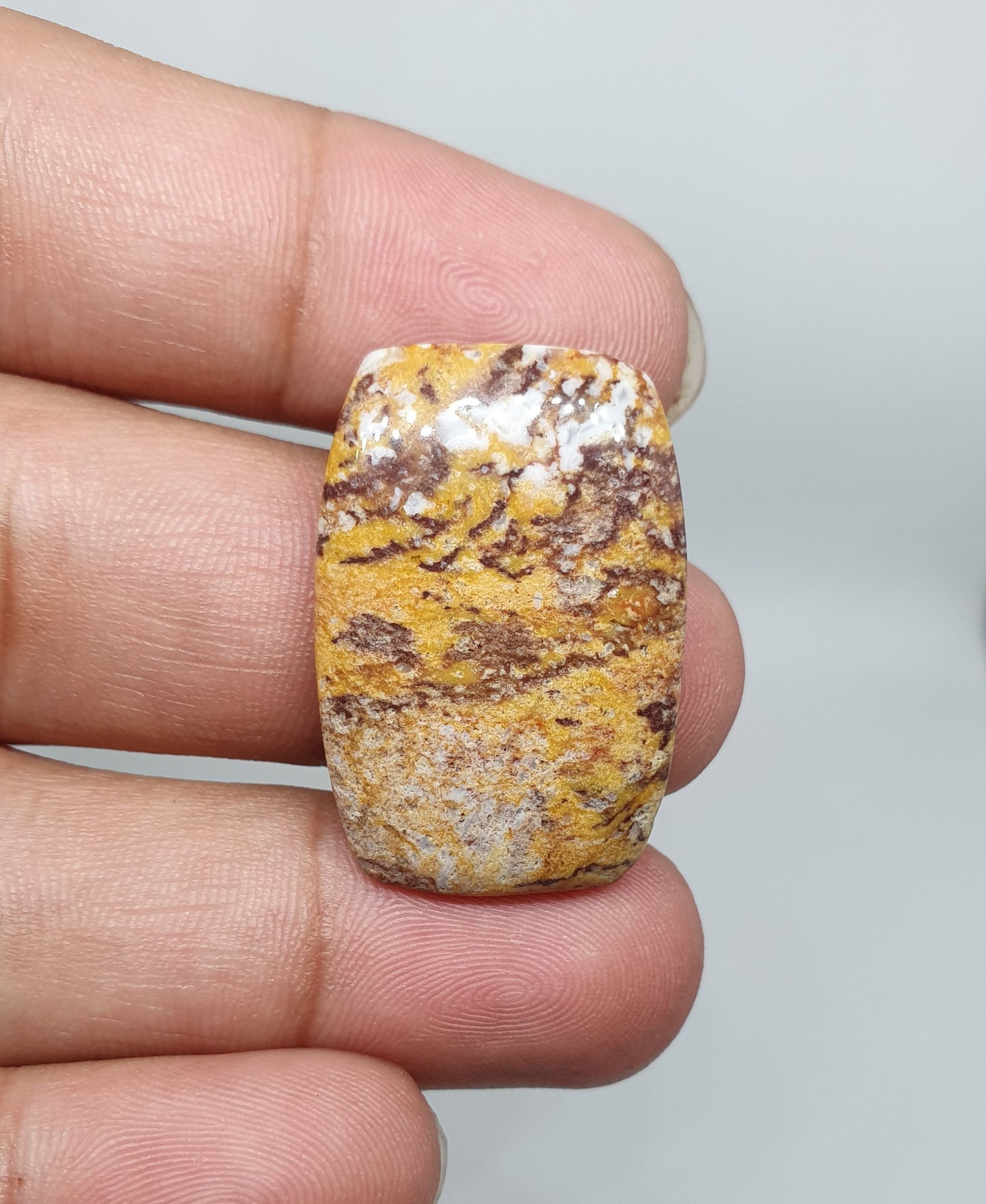 AAA Leopard Skin Jasper Cabochon: Rare Loose Gemstone