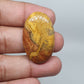 Yellow Jasper Cabochon: Natural Loose Stone for Jewelry