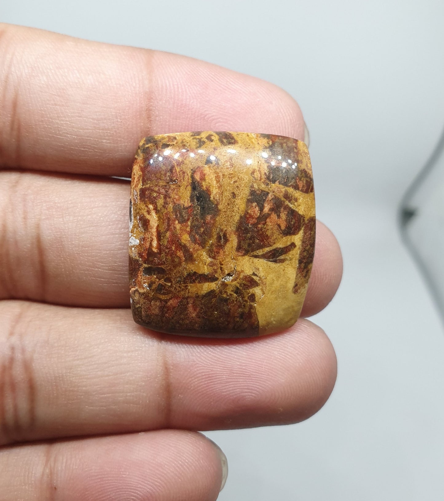 AAA Fruti Jasper Cabochon: Natural Loose Gemstone