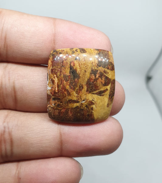 AAA Fruti Jasper Cabochon: Natural Loose Gemstone