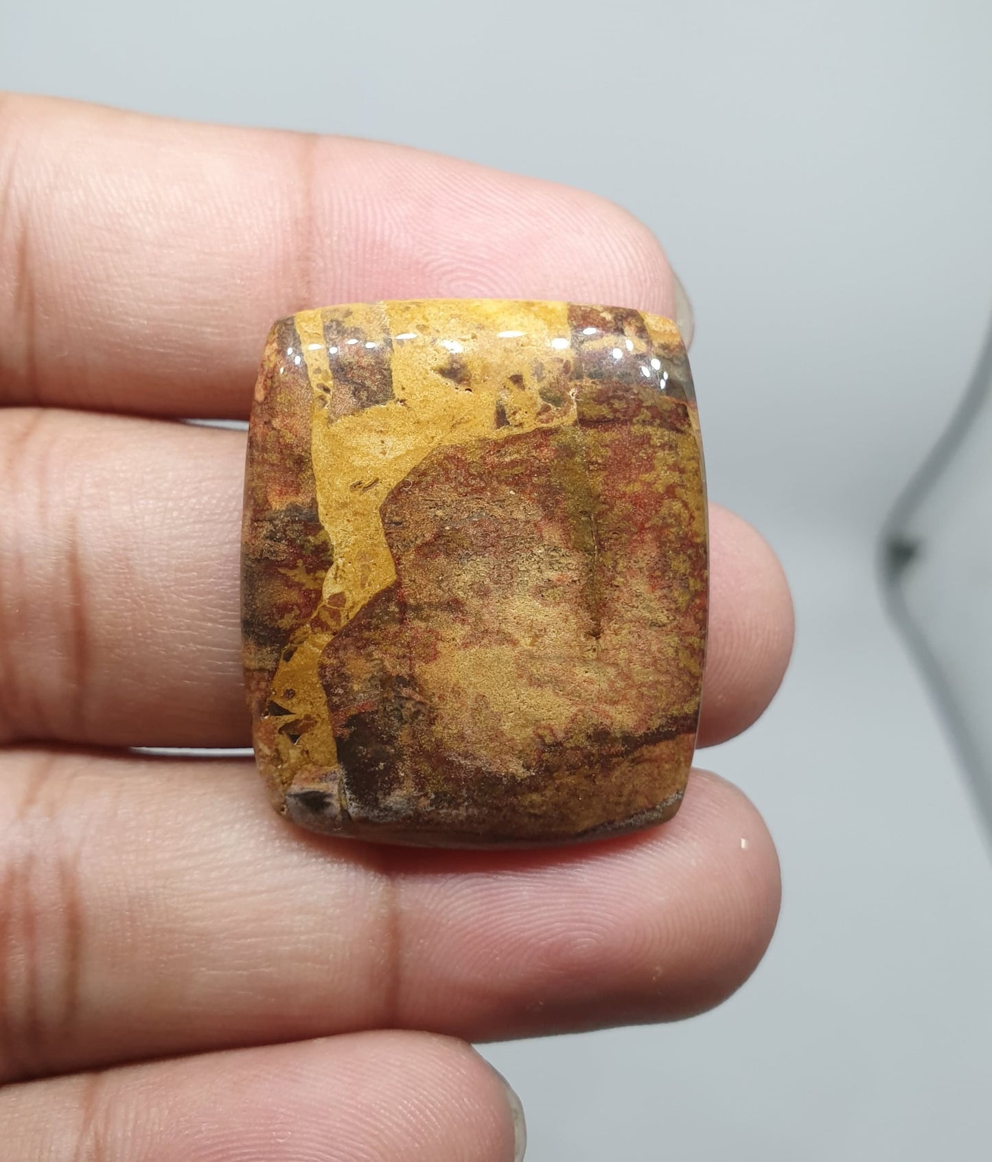 AAA Fruti Jasper Cabochon: Natural Loose Gemstone