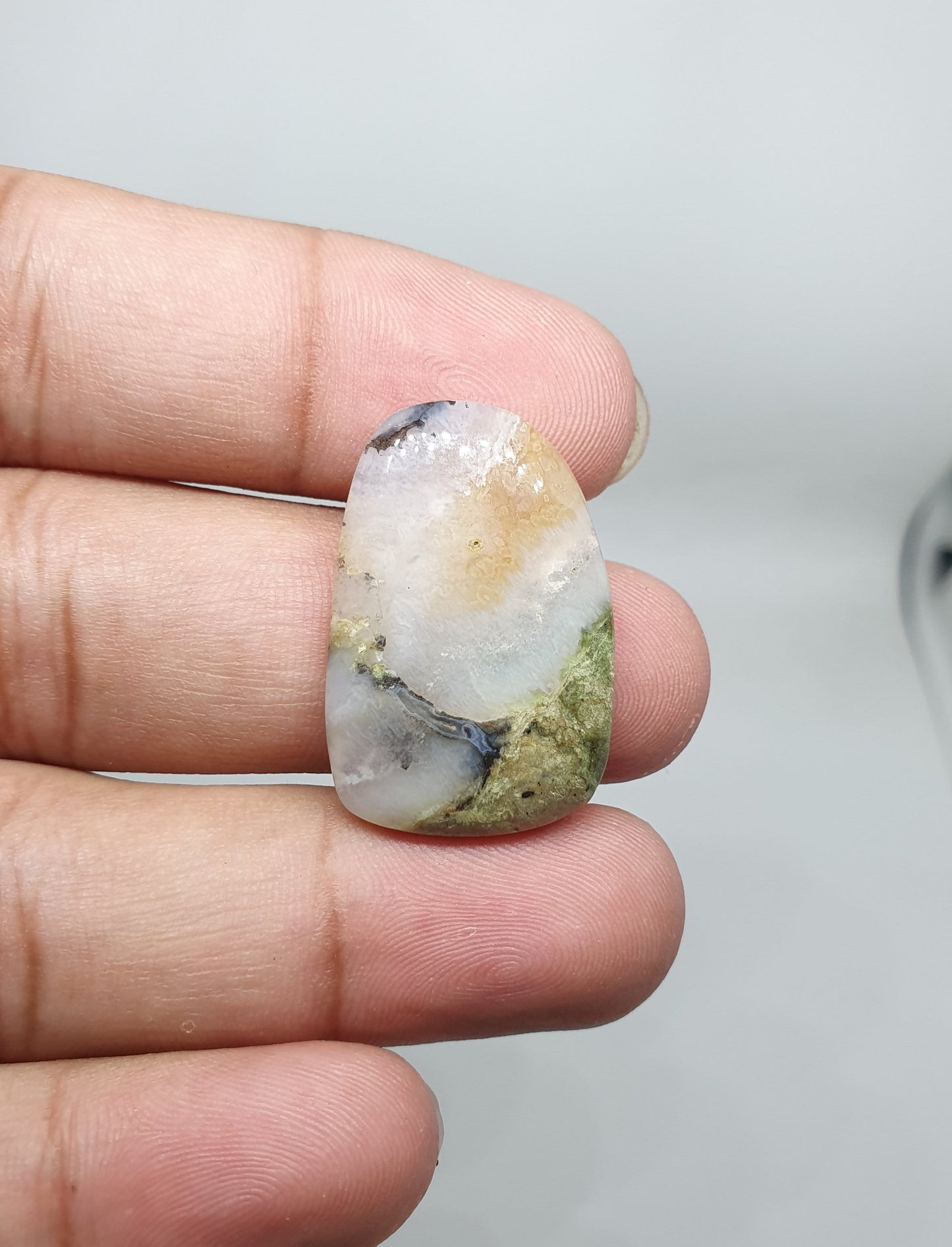 AAA Poly Chrome Jasper Cabochon: Ocean Jasper Gemstone