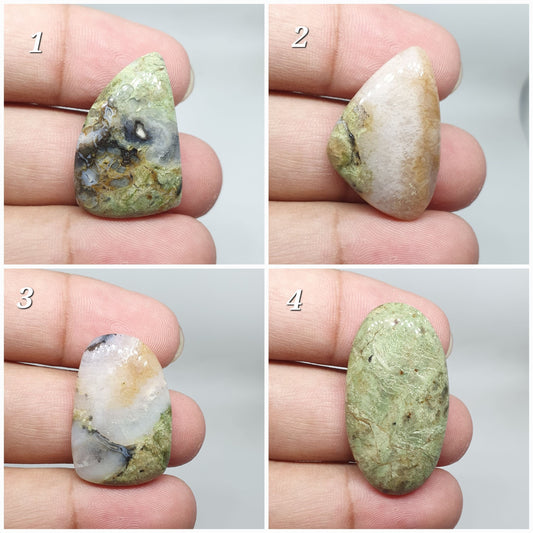 AAA Poly Chrome Jasper Cabochon: Ocean Jasper Gemstone