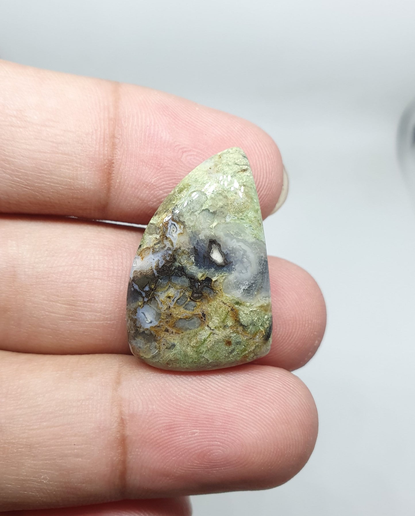 AAA Poly Chrome Jasper Cabochon: Ocean Jasper Gemstone
