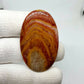 Mookaite Jasper Cabochon: Brown & Red Oval Gemstone (51x30x5 mm, 73.30 crt)