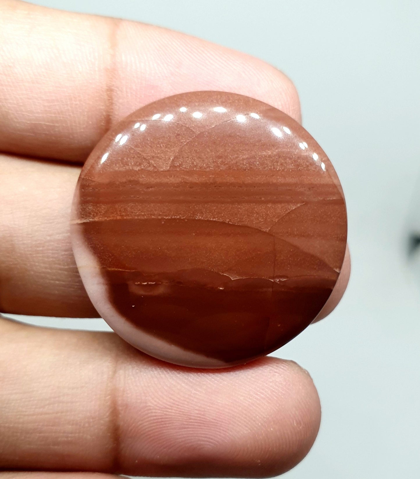 Natural Mookaite Jasper Cabochon: Square AAA Gemstone
