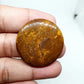 Round Brown Mookaite Jasper Cabochon (37 X 5 mm)