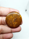 Round Brown Mookaite Jasper Cabochon (37 X 5 mm)