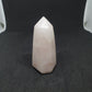 Natural Rose Quartz Point Tower: Healing Crystal Obelisk (78g)