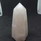 Natural Rose Quartz Point Tower: Healing Crystal Obelisk (78g)
