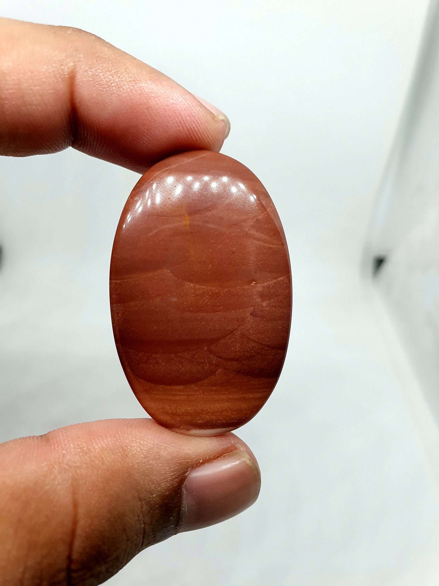 Natural Mookaite Jasper Cabochon, AAA Oval Loose Stone