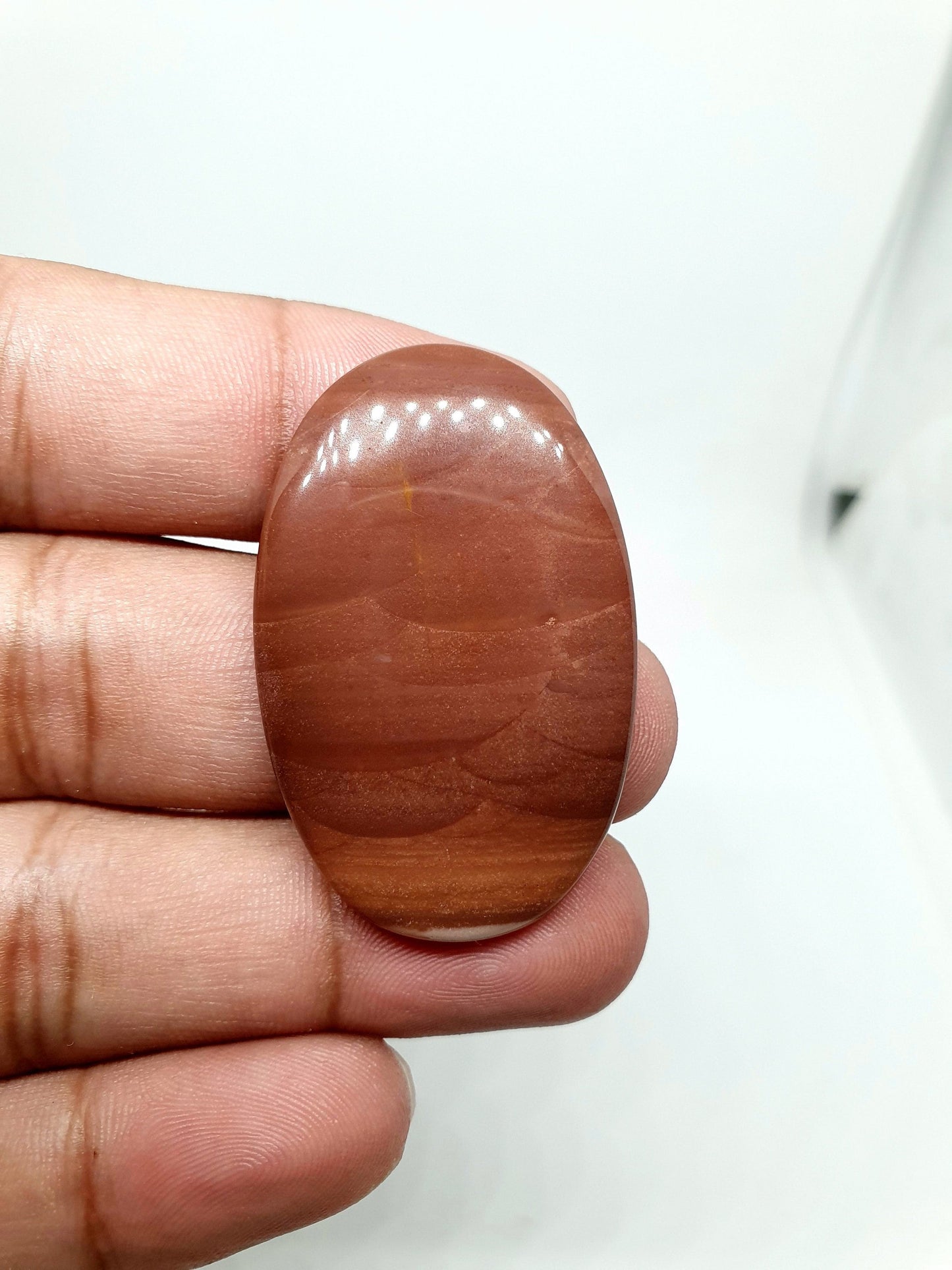 Natural Mookaite Jasper Cabochon, AAA Oval Loose Stone