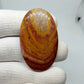 Mookaite Jasper Cabochon: Brown & Red Oval Gemstone (51x30x5 mm, 73.30 crt)