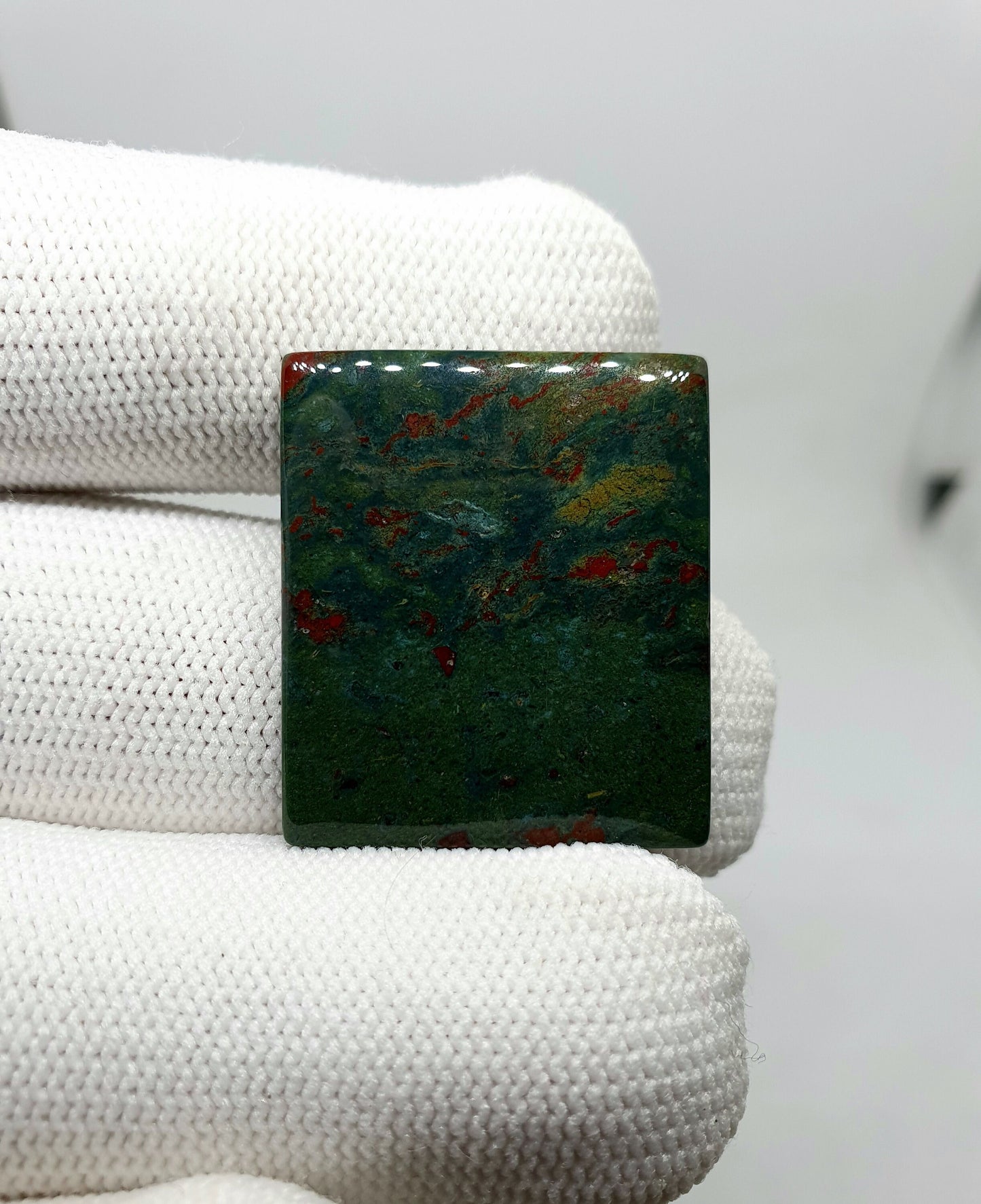 Bloodstone Cabochon, AAA Quality Loose Gemstone, Palm Stone
