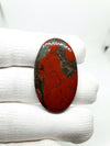 Bloodstone Cabochon, AAA Quality Loose Gemstone, Palm Stone