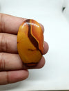 Natural Mookaite Jasper Cabochon, Designer Loose Stone (47 X 27 X 6mm)