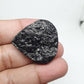 Triangle Black Tourmaline Druzy Cabochon, Polished Loose Gemstone