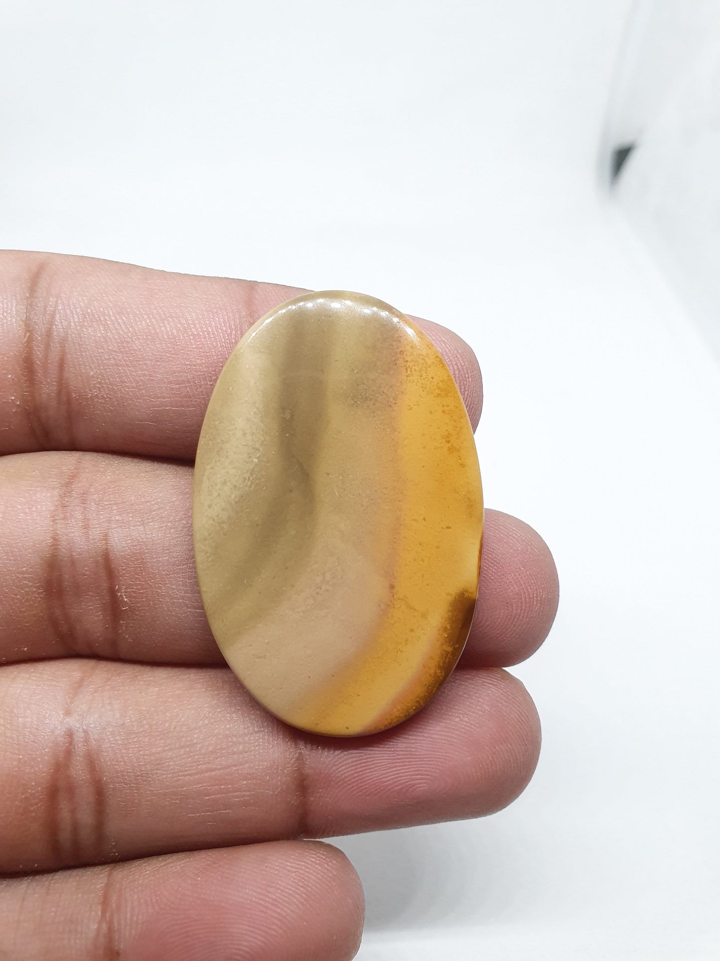 Mookaite Jasper Cabochon: Designer Loose Gemstone, 45.10 Carat