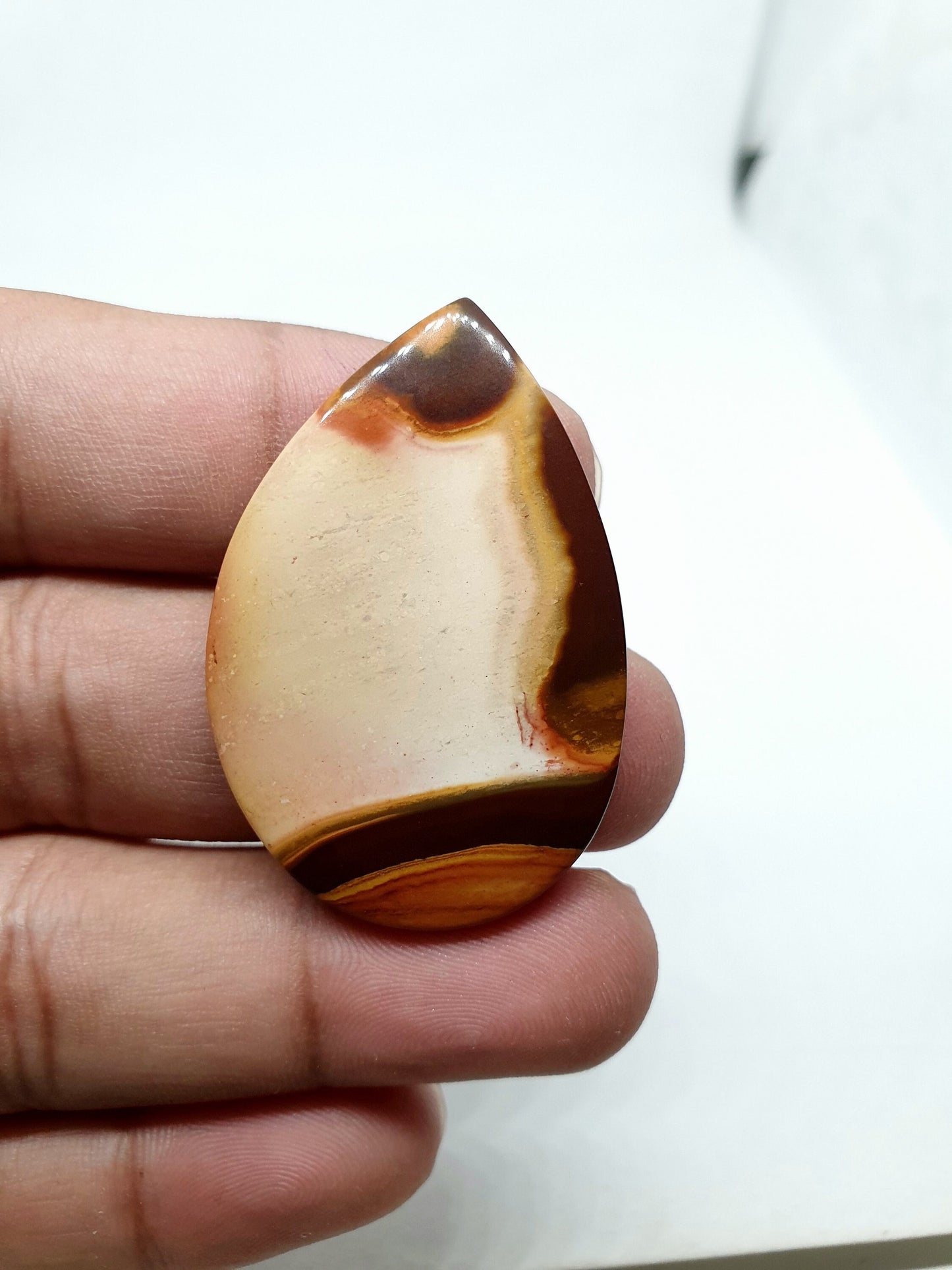 Natural Mookaite Jasper Cabochon, Designer Loose Stone