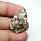 Drop Shape Ocean Jasper Cabochon: AAA Quality Gemstone (32 X 20 X 5mm)