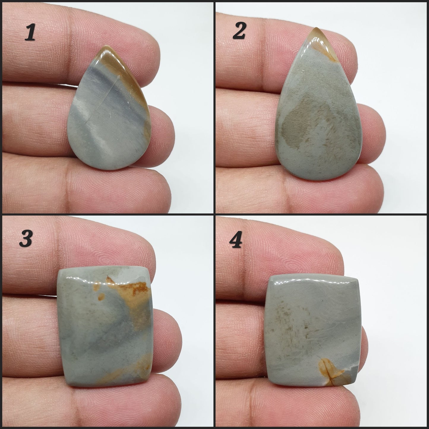 AAA Mookaite Jasper Cabochon: Natural Loose Gemstone