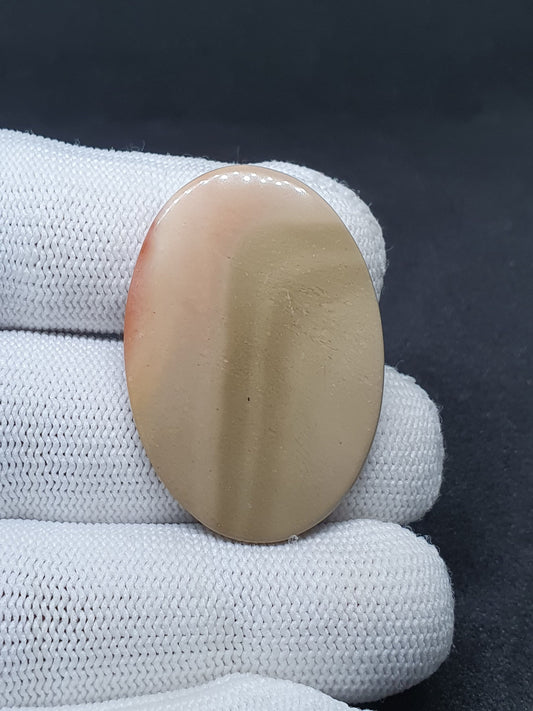 Mookaite Jasper Cabochon: Designer Loose Gemstone (42 X 8 X 4mm, 47.20 Carat