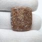 Natural Turritella Agate Cabochon: Square Jewelry Making Stone