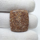 Natural Turritella Agate Cabochon: Square Jewelry Making Stone