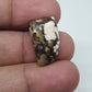 Tooth Shape Ocean Jasper Cabochon: AAA Quality Gemstone (21 X 13 X 5 mm)