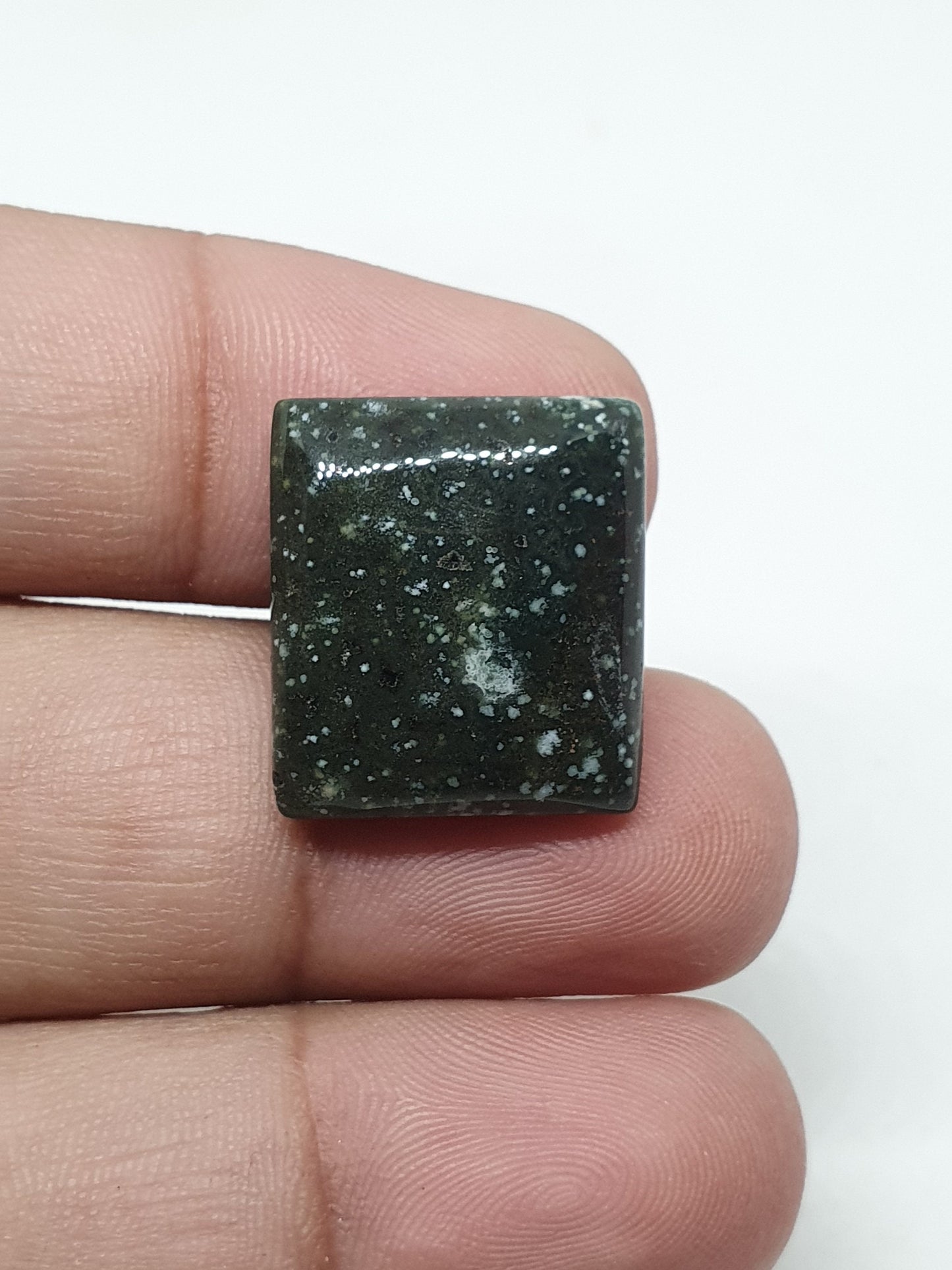 Square Ocean Jasper Cabochon: AAA Quality Gemstone, 20x17x5mm