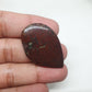 Bloodstone Cabochon: Red Jasper Palm Stone, 49 Carat