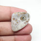Ocean Jasper Cabochon: Fancy Shape Gemstone, 30x22x6 mm