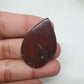 Bloodstone Cabochon: Red Jasper Palm Stone, 49 Carat
