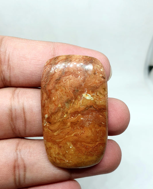 Rectangle Fancy Jasper Cabochon, Loose Gemstone (45 X 25 X 5mm)