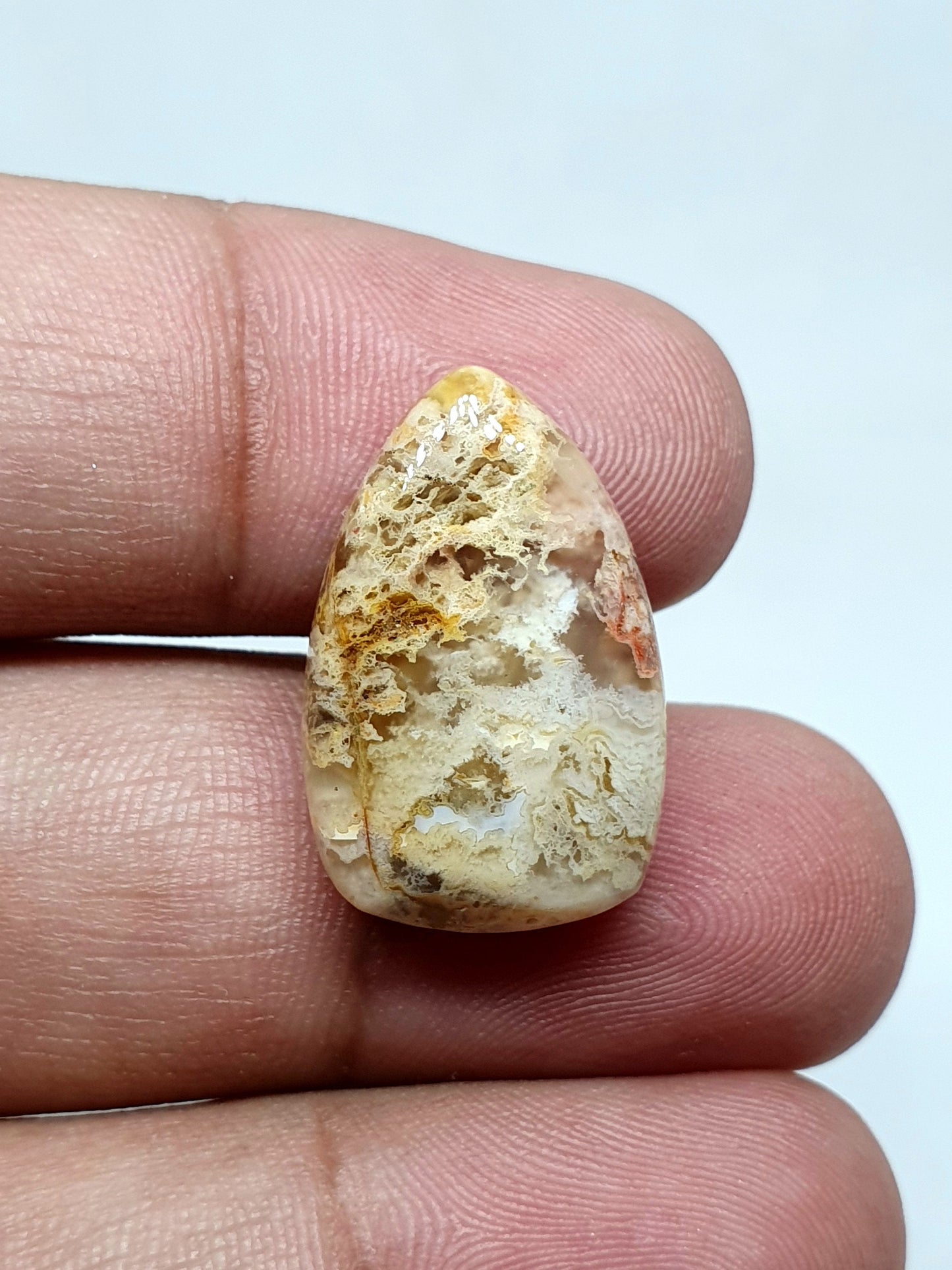 Fancy Jasper Cabochon: AAA Quality Loose Gemstone (27 X 15 X 6 mm)
