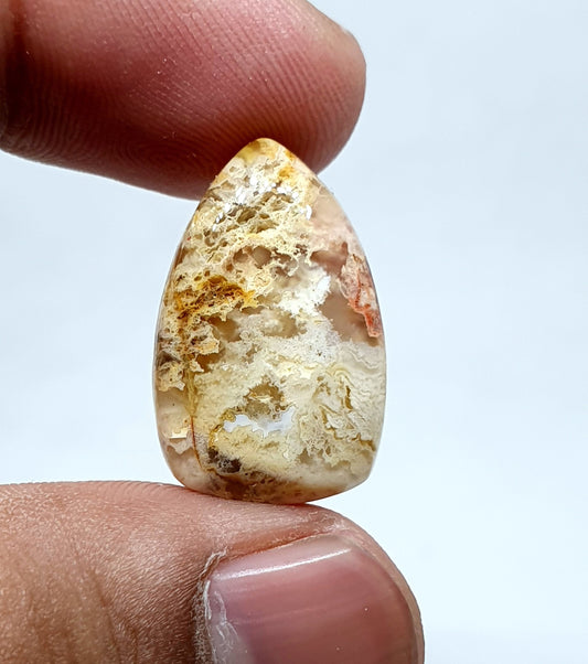 Fancy Jasper Cabochon: AAA Quality Loose Gemstone (27 X 15 X 6 mm)