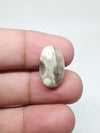 Oval Ocean Jasper Cabochon: Handmade Gemstone for Jewelry (19x12x5mm, 9.60 Crt, AAA Quality)