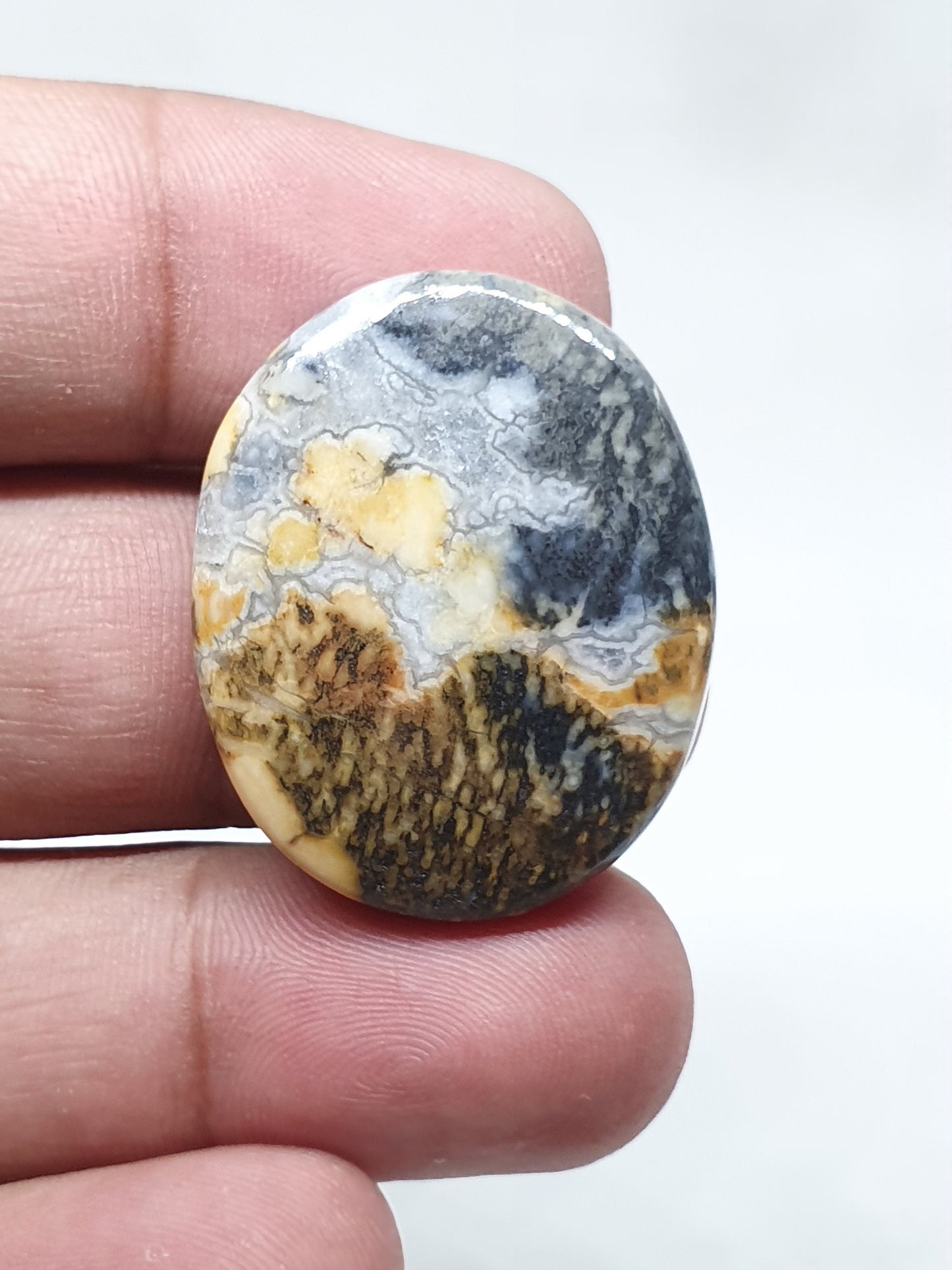 Maligano Jasper Cabochon: AAA Quality Loose Gemstone