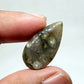 Tear Drop Ocean Jasper Cabochon: AAA Quality Gemstone, 27x14x4mm