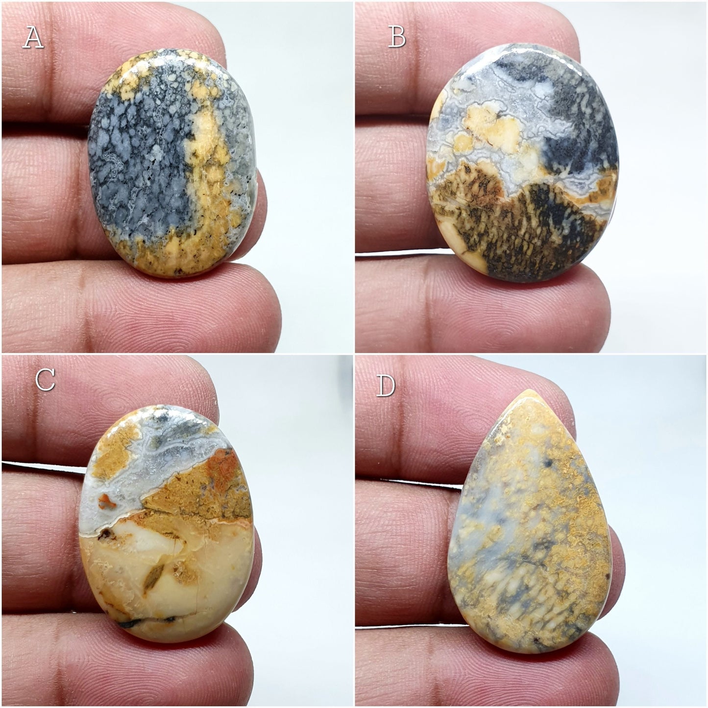 Maligano Jasper Cabochon: AAA Quality Loose Gemstone