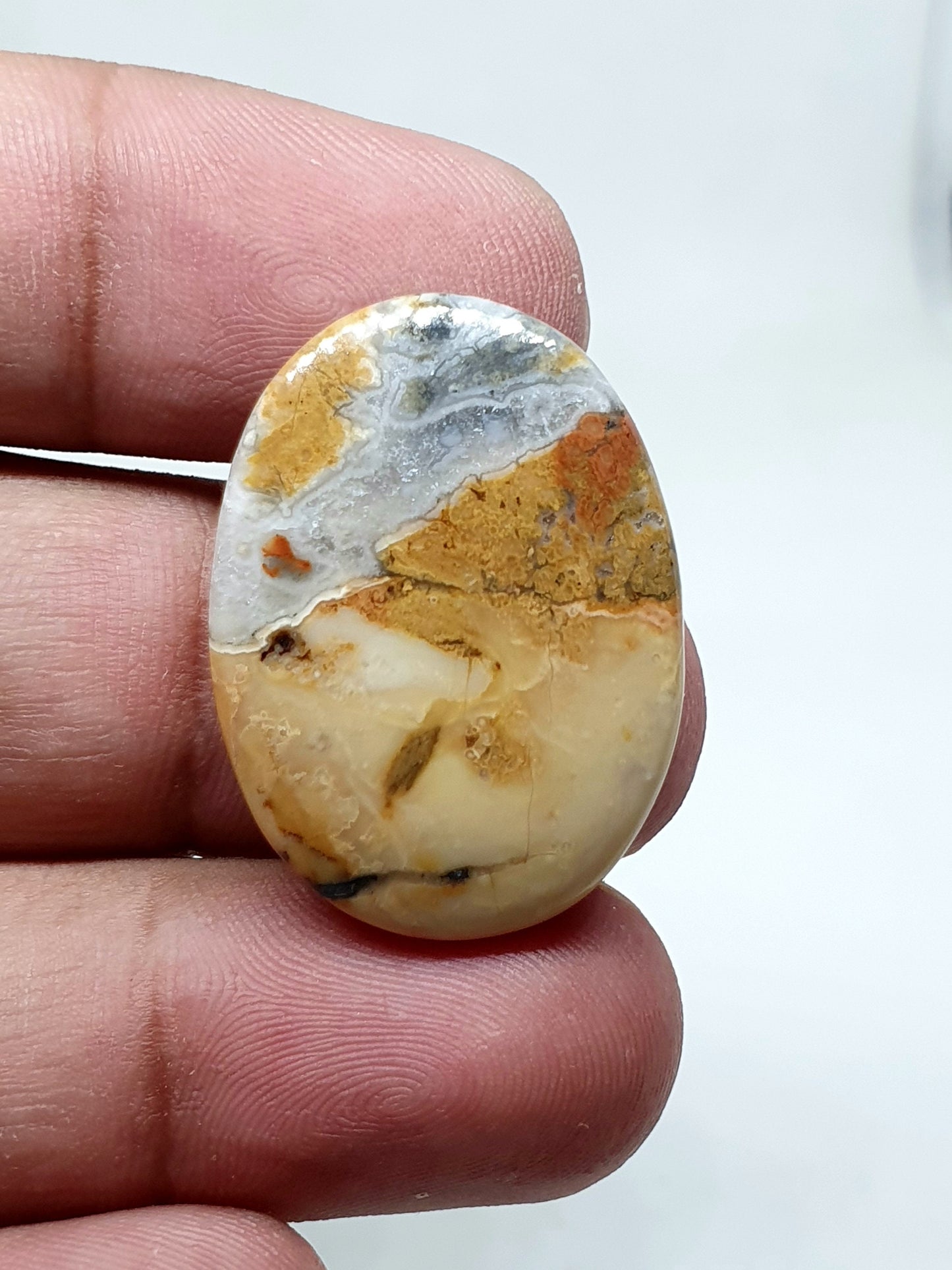 Maligano Jasper Cabochon: AAA Quality Loose Gemstone
