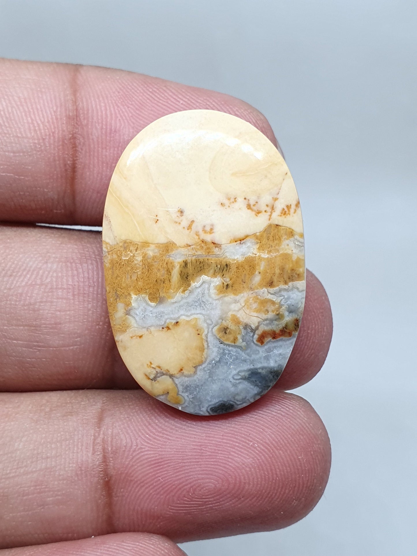 AAA Maligano Jasper Cabochon: Loose Gemstone