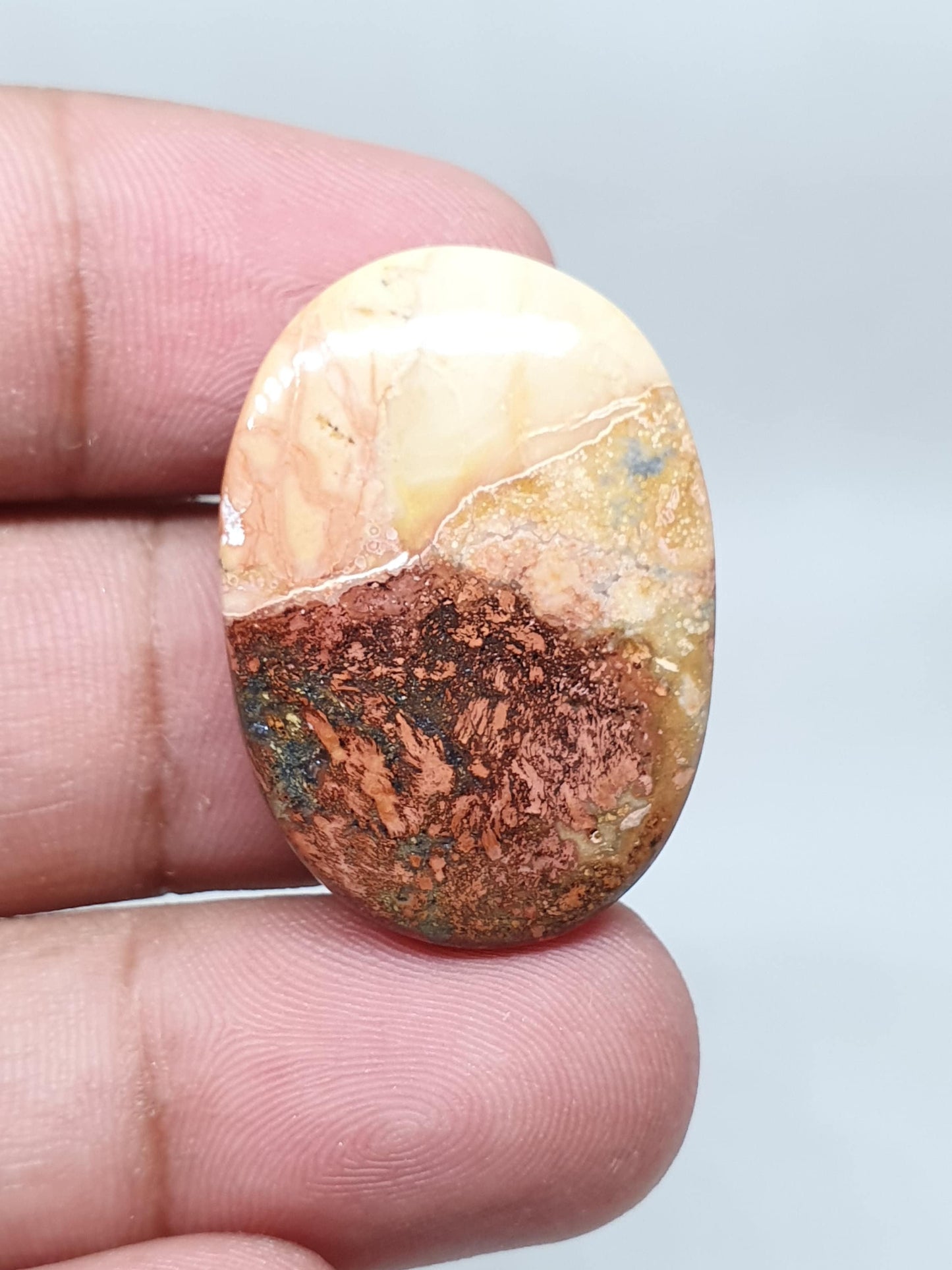 Maligano Jasper Cabochon: AAA Quality Loose Gemstone