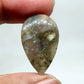 Teardrop Ocean Jasper Cabochon: AAA Quality Gemstone, 27x17x4mm