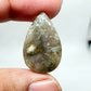 Teardrop Ocean Jasper Cabochon: AAA Quality Gemstone, 27x17x4mm